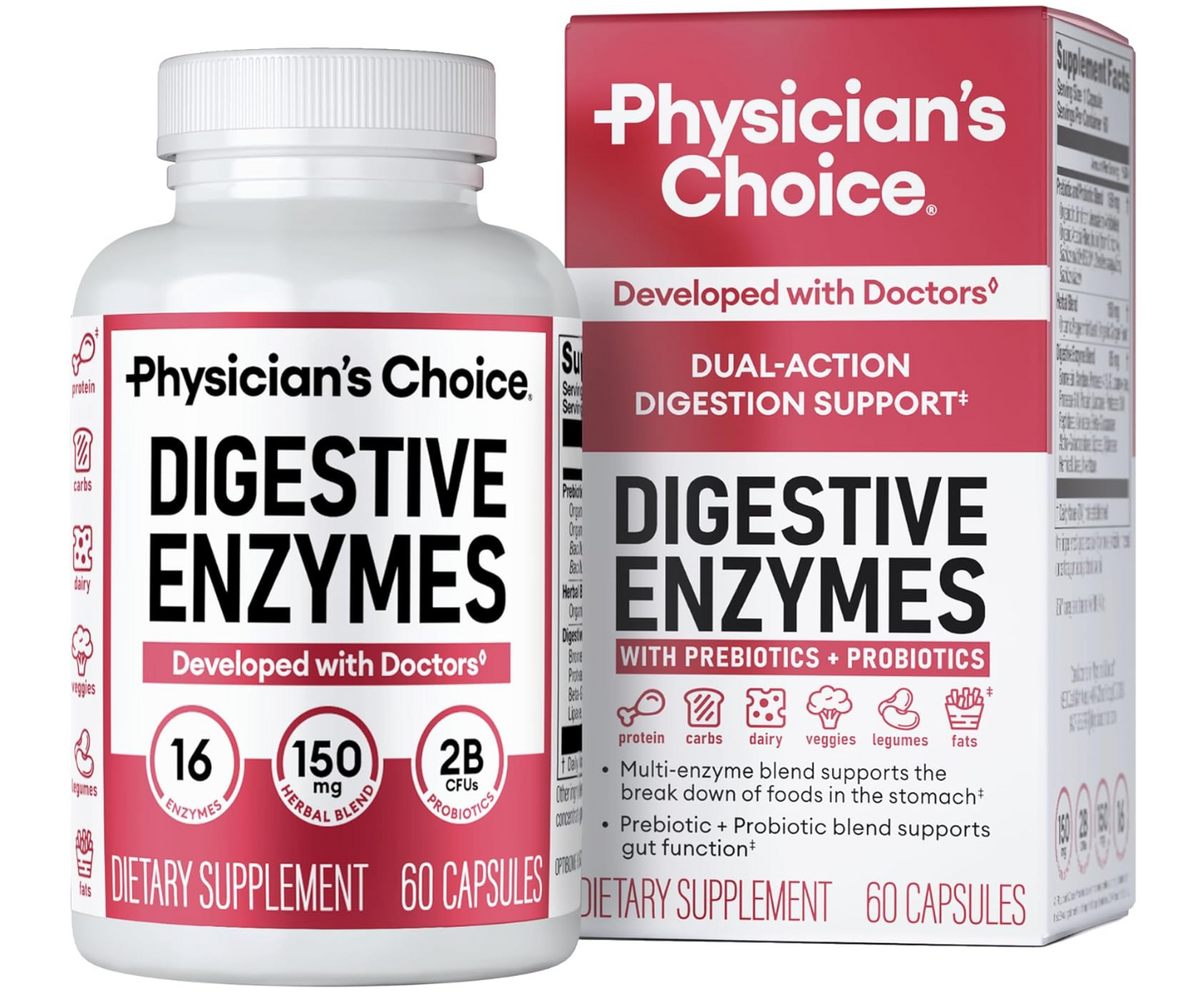 Enzimas digestivas para la hinchazón y la digestión