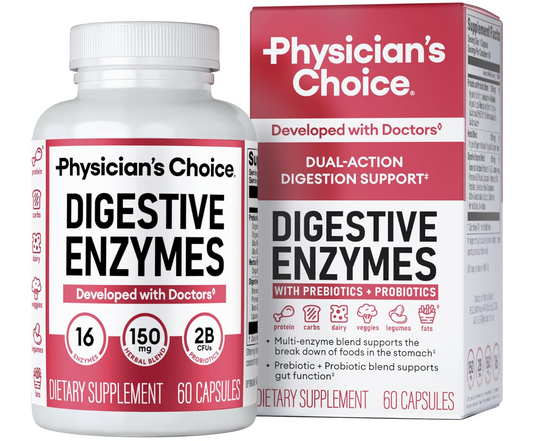 Enzimas digestivas para la hinchazón y la digestión