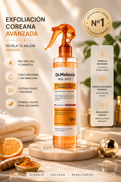 Dr. Melaxin Peel Shot™ Exfoliante Corporal Kojic + Turmeric